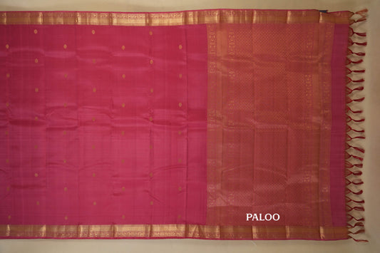 light weight kanchipuram silk saree paloo