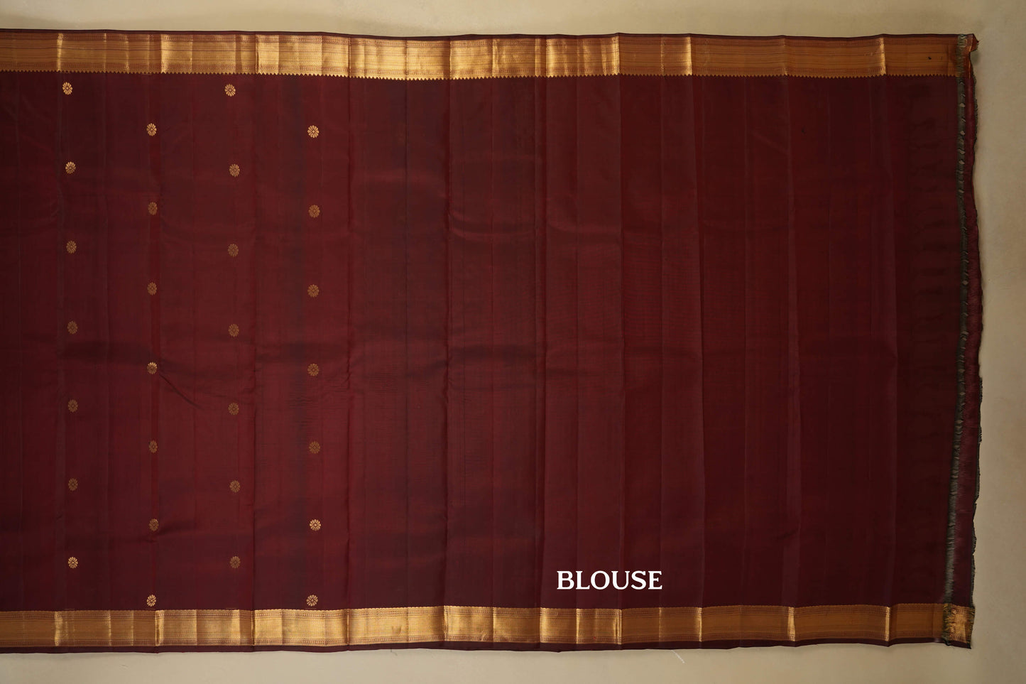 light weight kanchipuram silk saree blouse