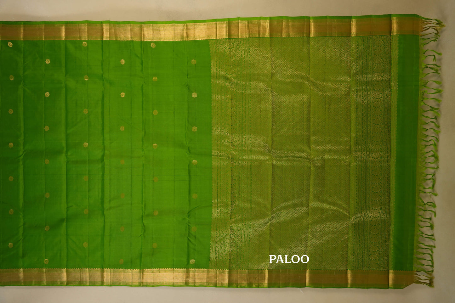 light weight kanchipuram silk saree paloo