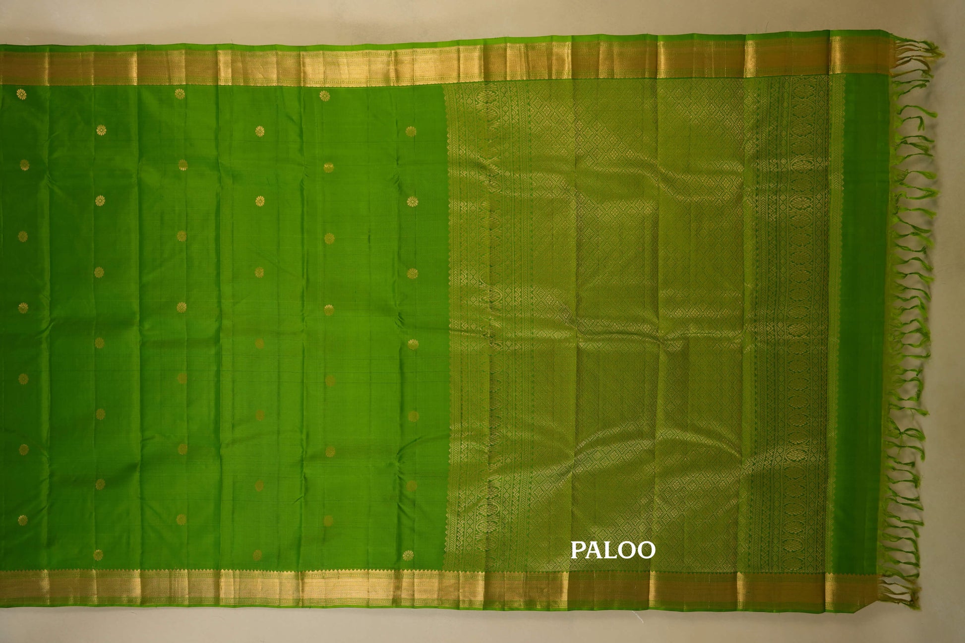 light weight kanchipuram silk saree paloo