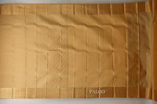 Golden Yellow Kanjivaram Silk Saree by Tharakaram PSTK040157