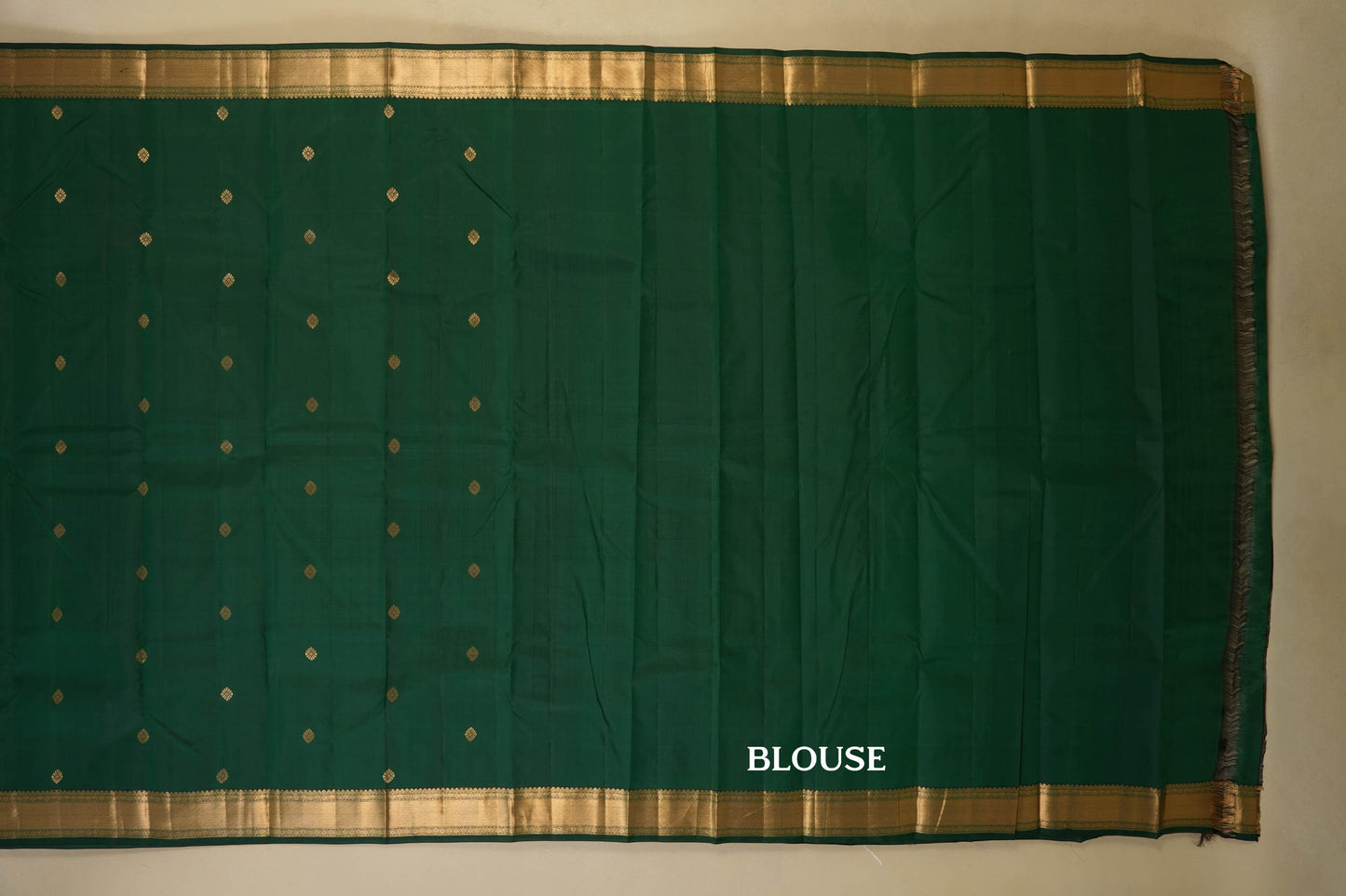 light weight kanchipuram silk saree blouse