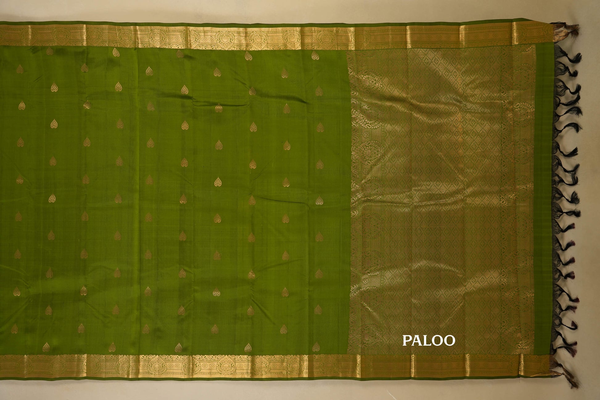 light weight kanchipuram silk saree paloo