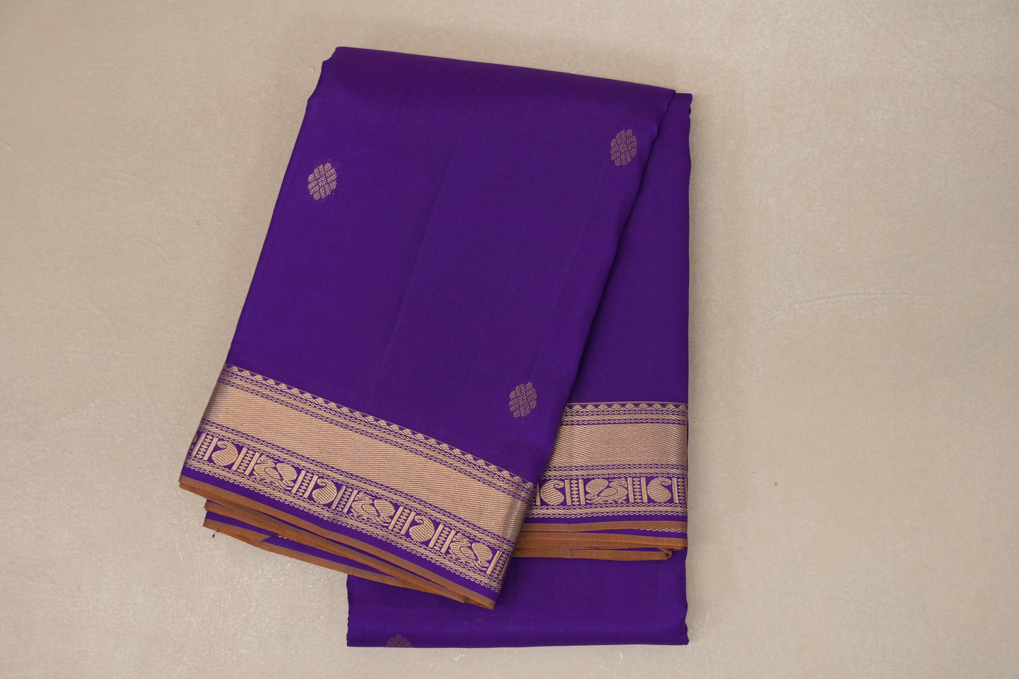 Royal purple Light Weight Kanjivaram Silk Saree by Shreenivas Silks PSSR018947