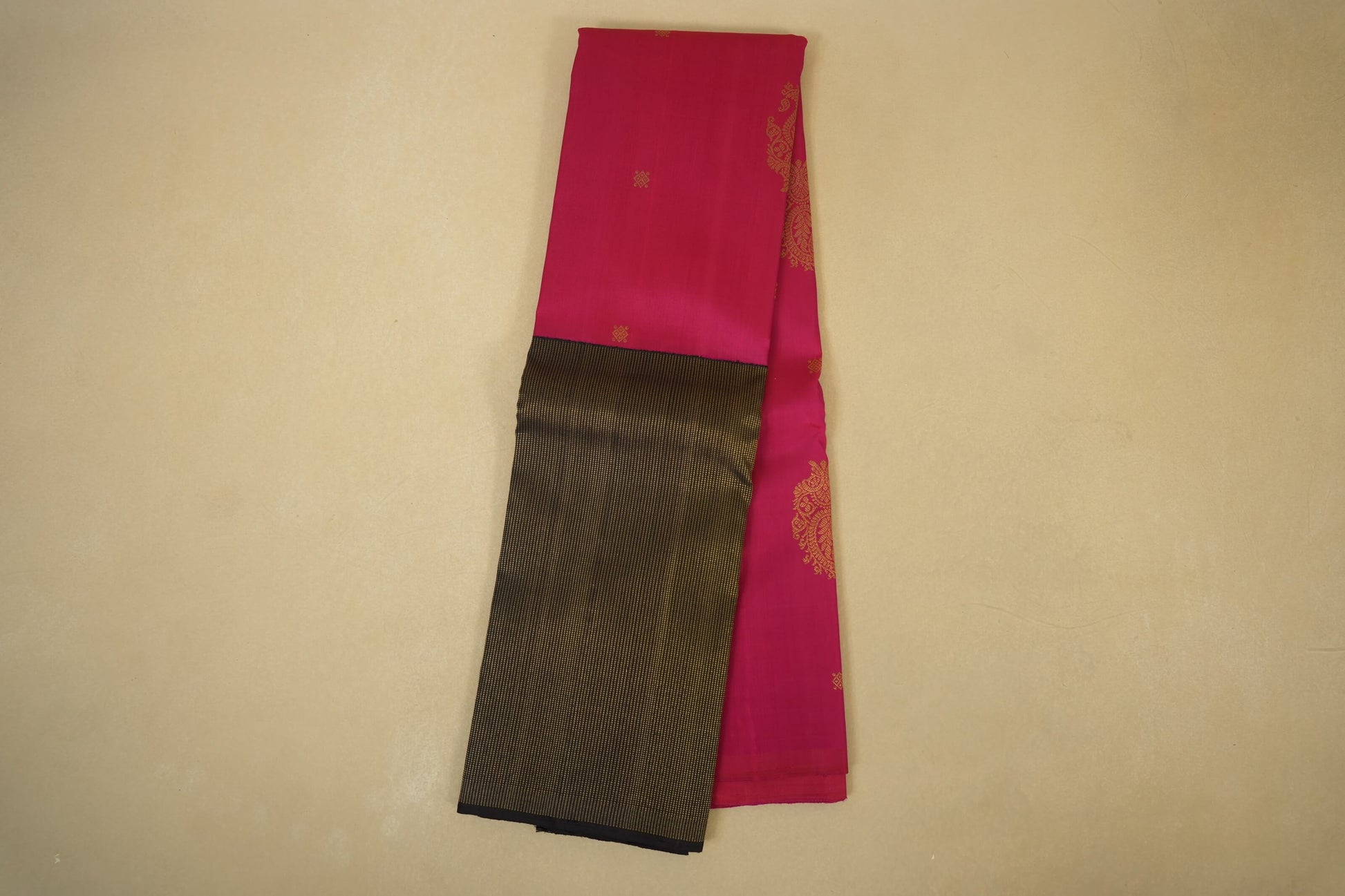 Pink Kanchipuram Silk Saree