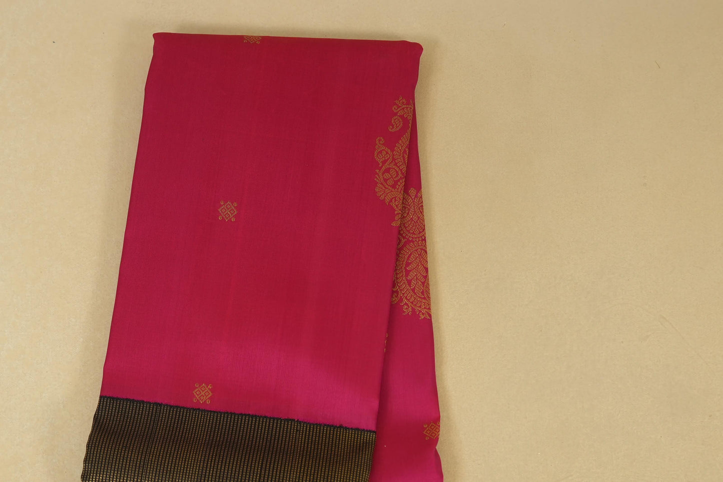 Pink Kanchipuram Silk Saree body