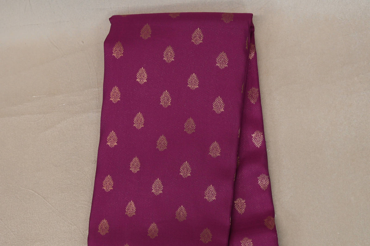 Magenta Kanjivaram Silk Saree body