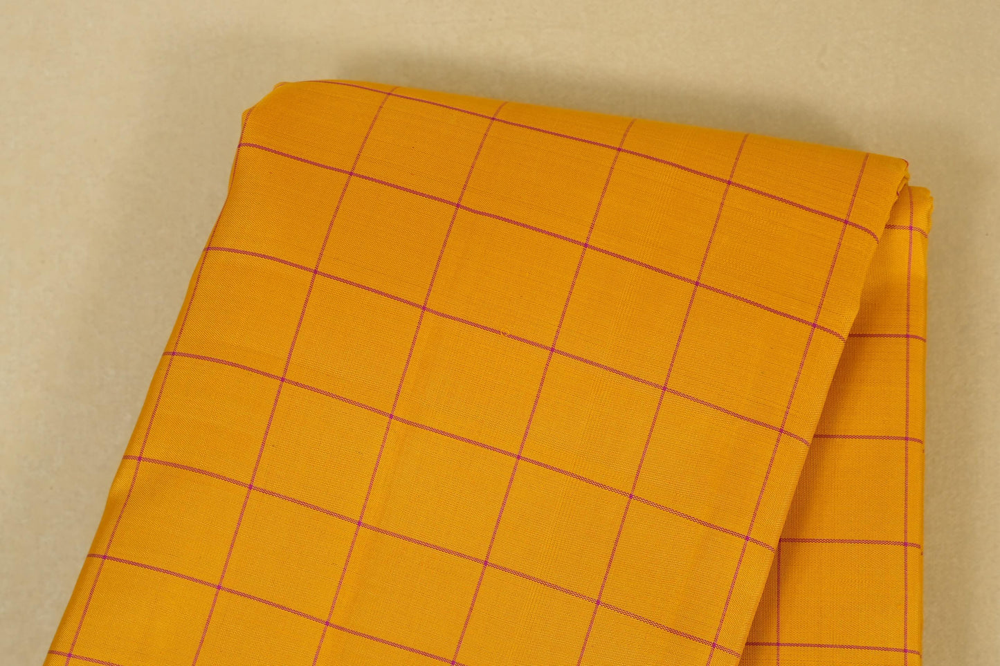 Mustard Kanchipuram Silk Saree  body