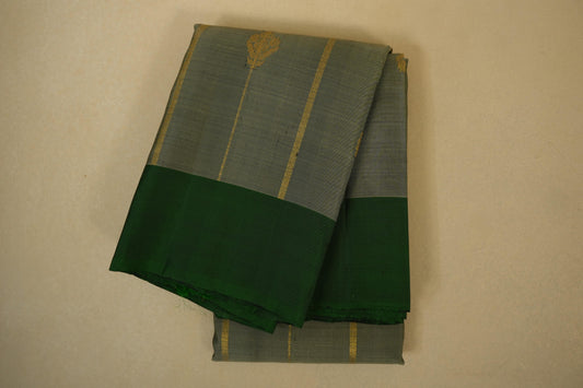 Grey Kanjivaram Silk Saree 