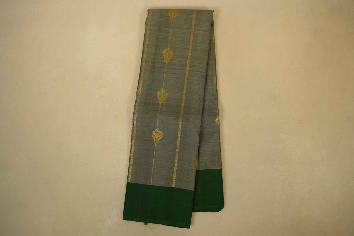 Grey Kanjivaram Silk Saree 