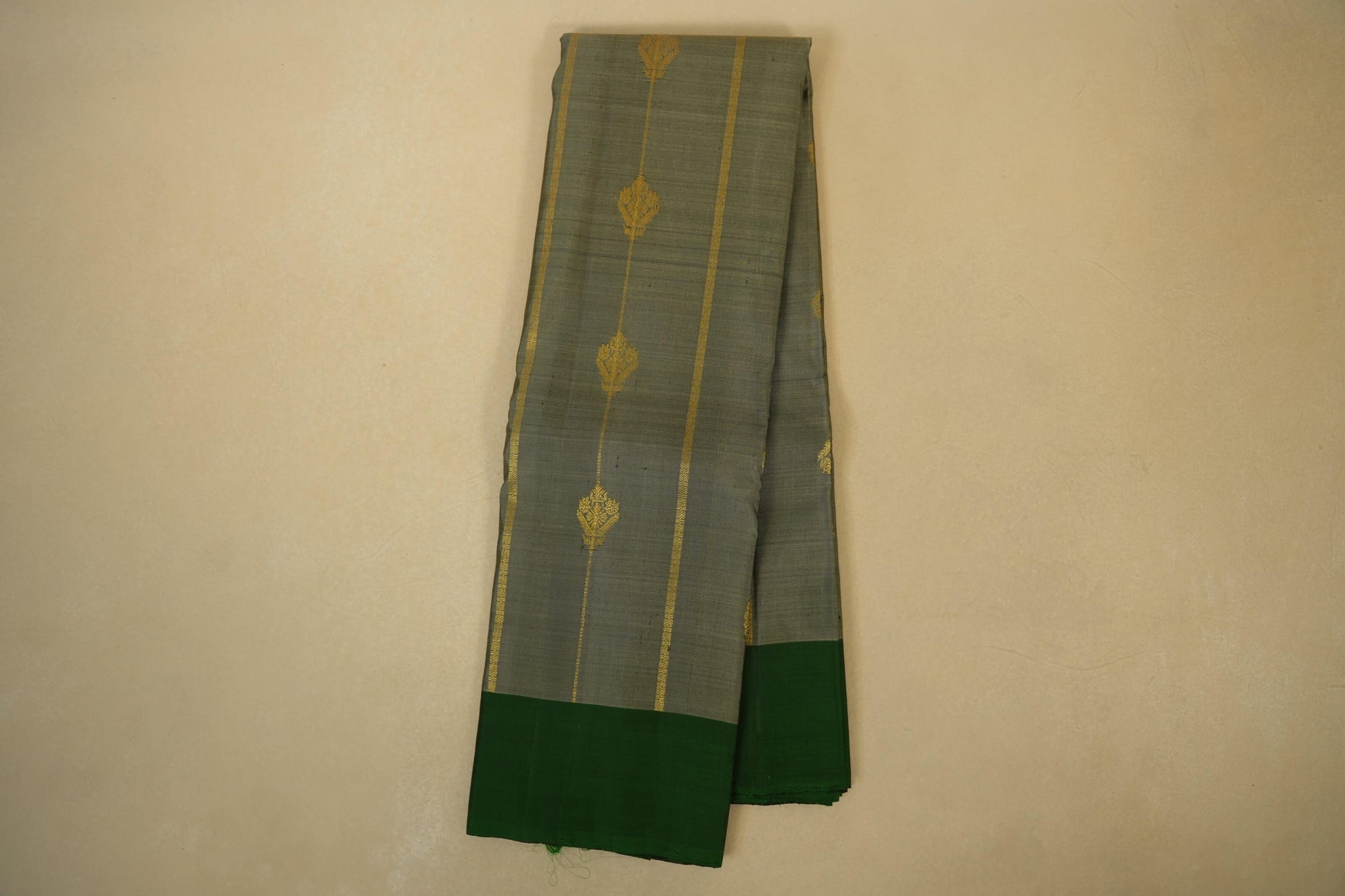 Grey Kanjivaram Silk Saree 