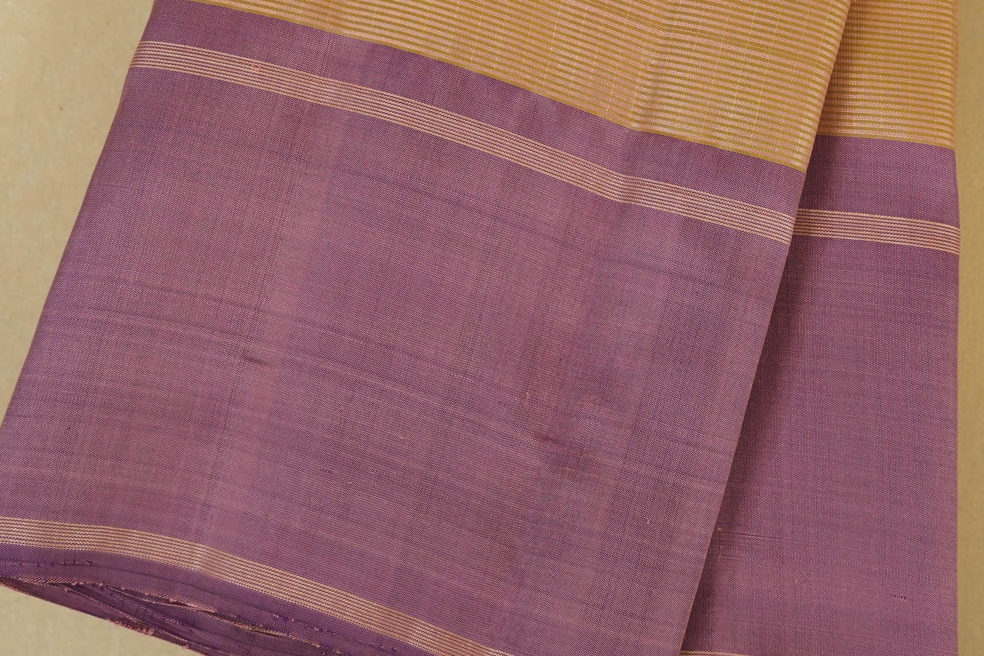 Beige Kanjivaram Silk Saree border