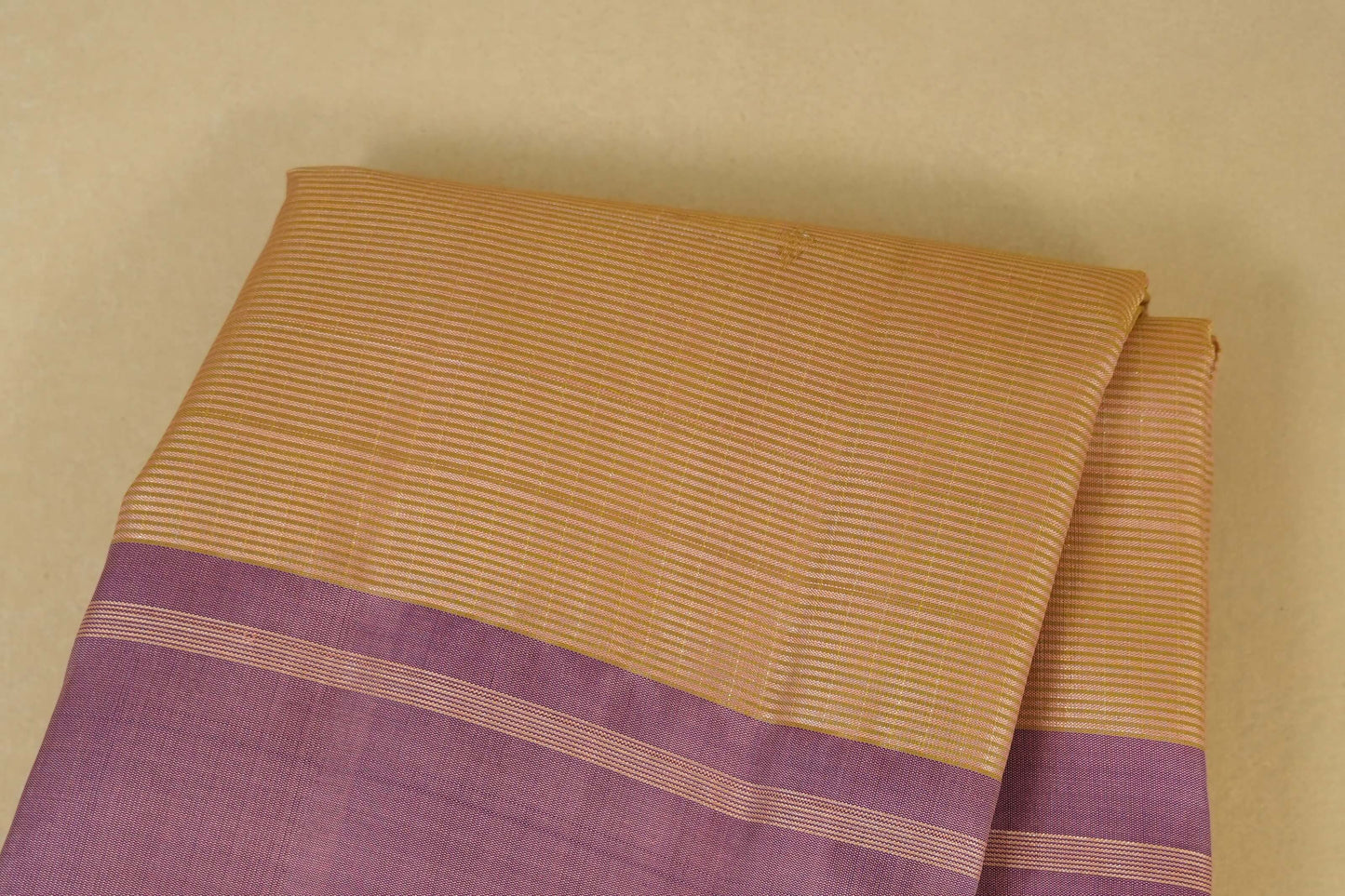 Beige Kanjivaram Silk Saree body