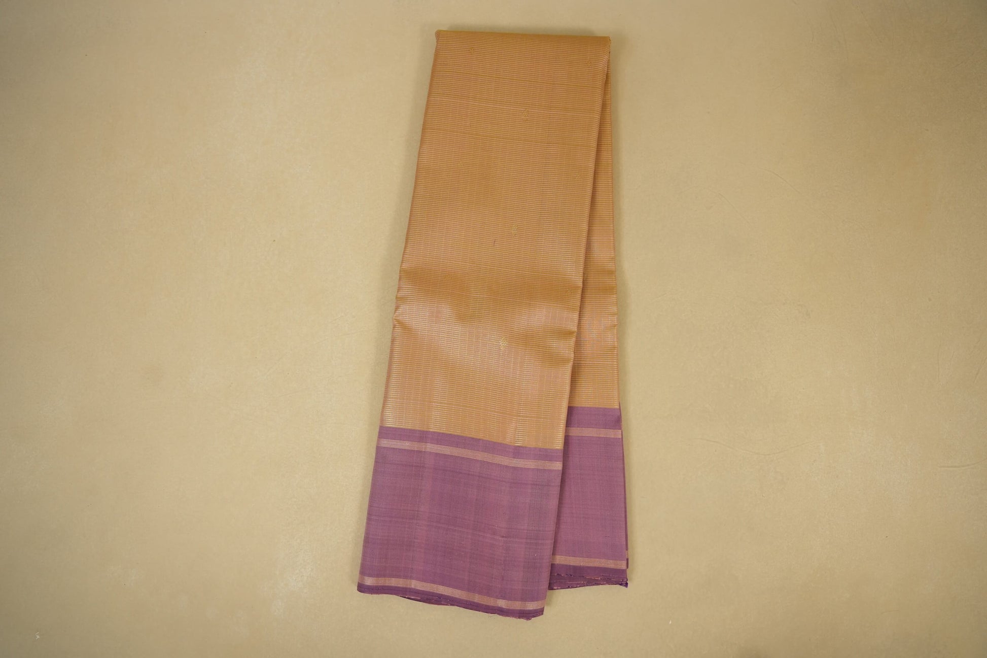 Beige Kanjivaram Silk Saree