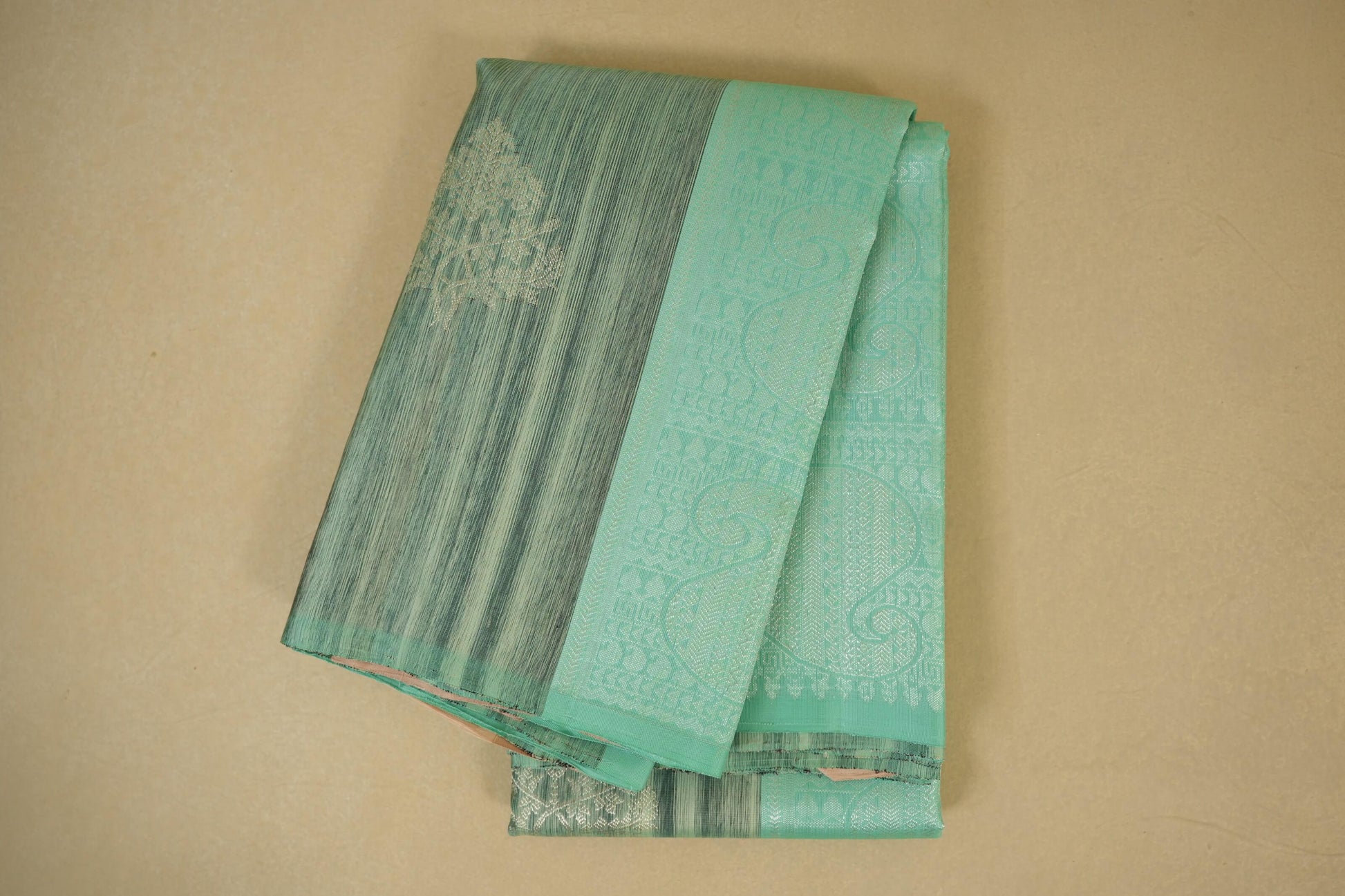 Rama Green Kanjivaram Silk Saree 