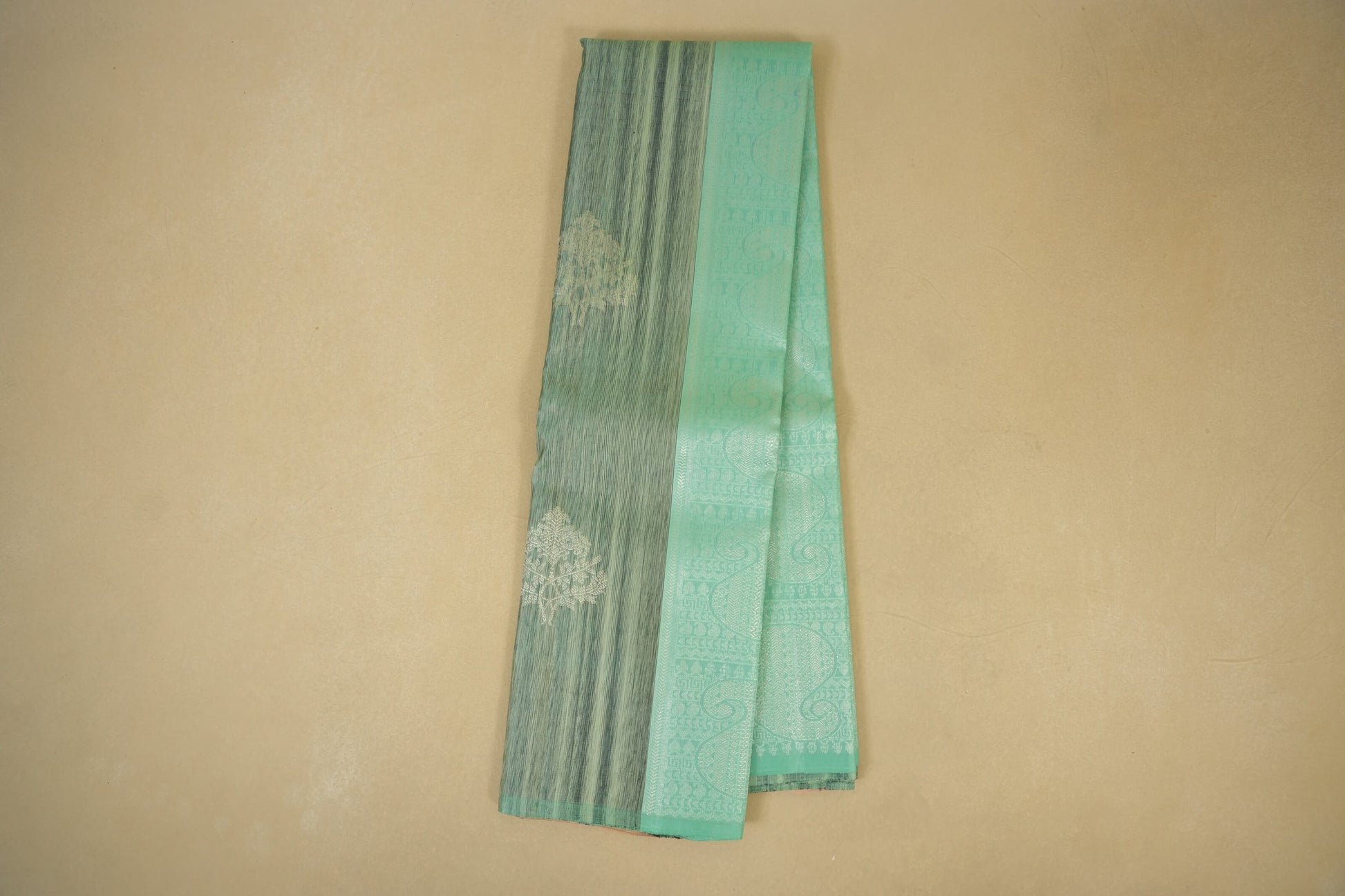 Rama Green Kanjivaram Silk Saree 