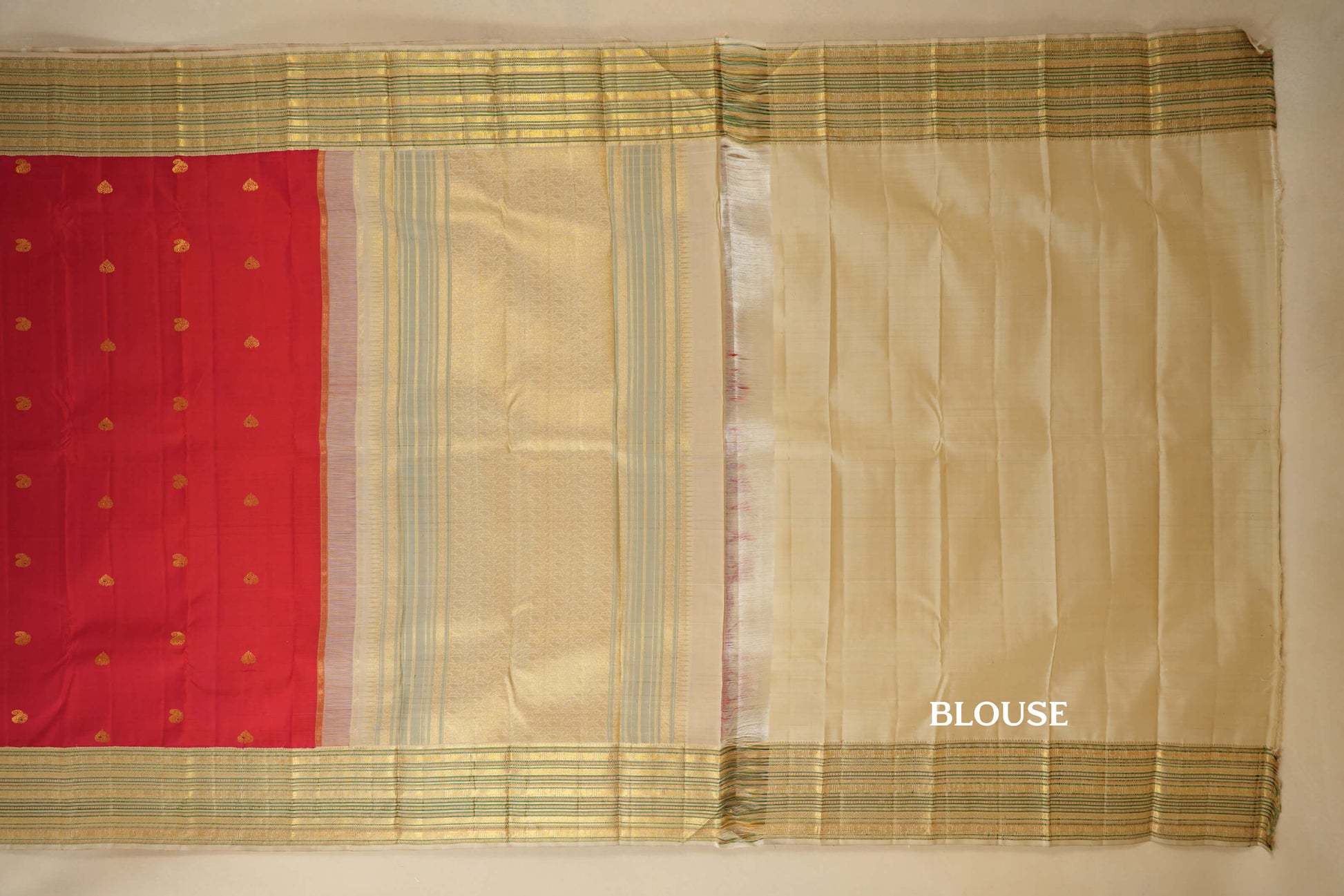 vintage kanjivaram silk saree blouse