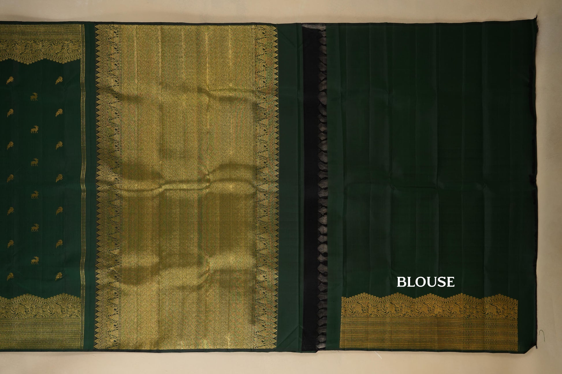 vintage kanjivaram silk saree blouse