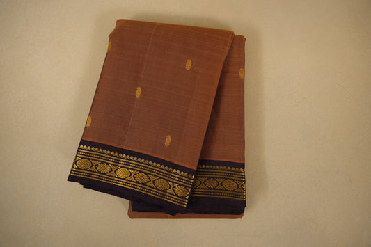 Brown vintage kanjivaram silk saree