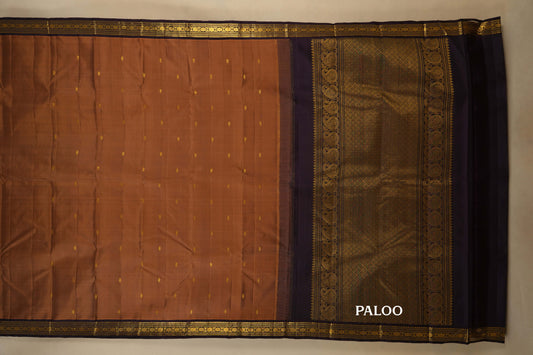 vintage kanjivaram silk saree paloo