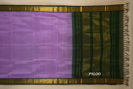 vintage silk cotton saree paloo