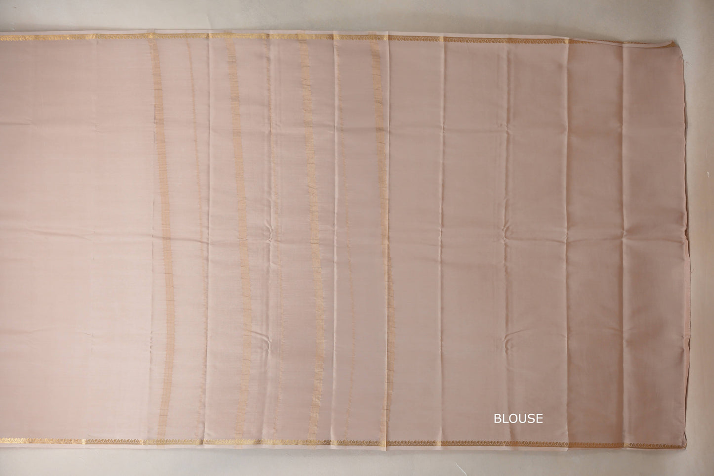 Cream Beige Mysore Silk Saree PSSR018982