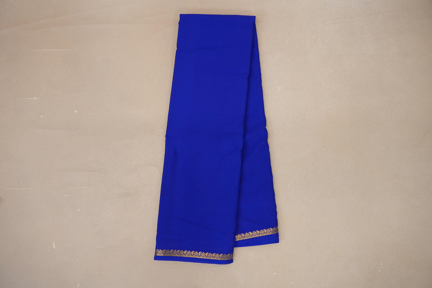 Royal Blue Mysore Silk Saree PSSR018987