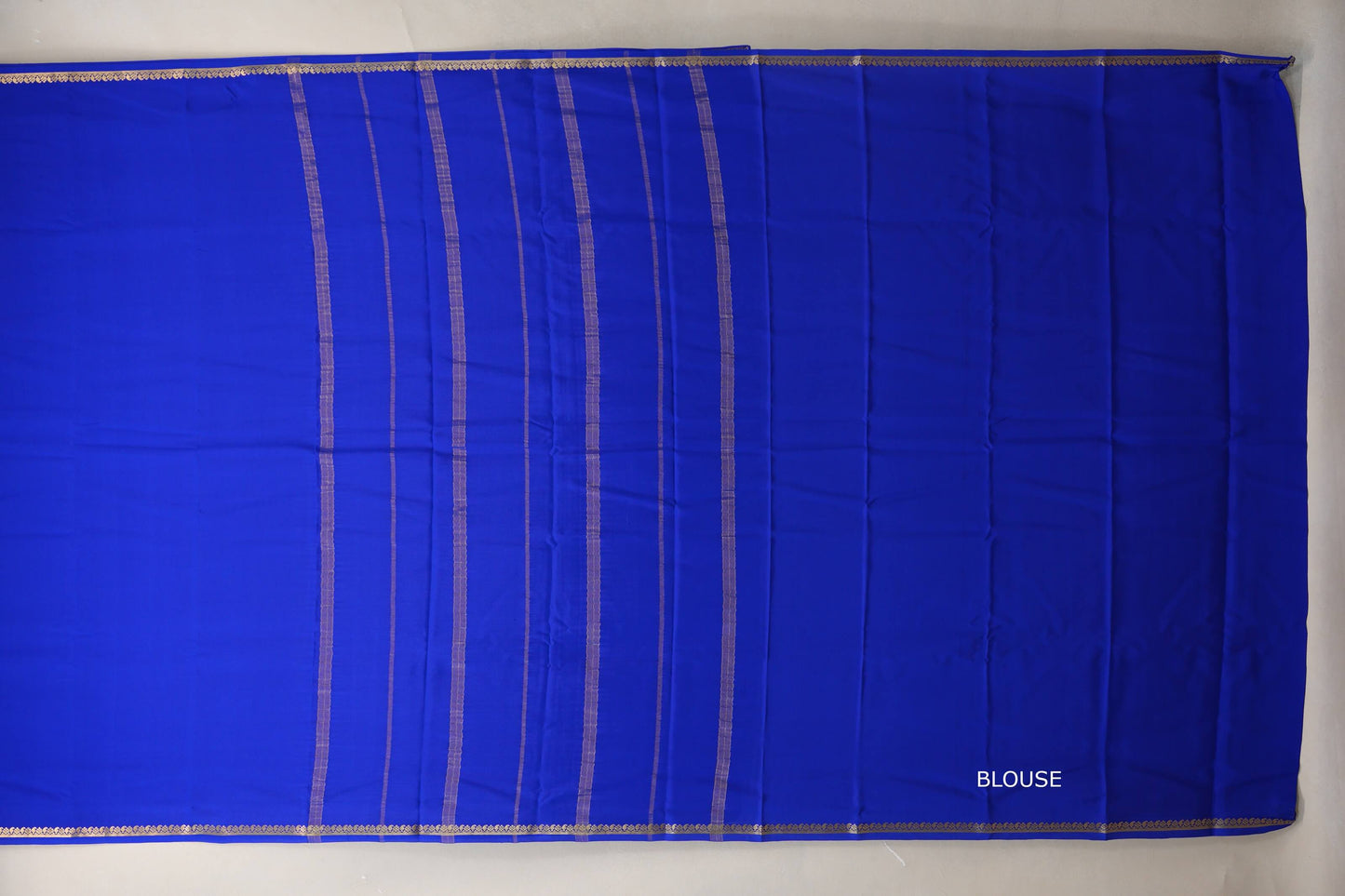 Royal Blue Mysore Silk Saree PSSR018987