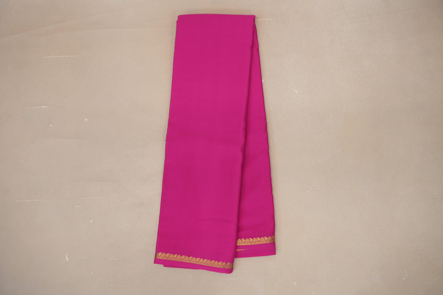 Deep Rani Pink Mysore Silk Saree PSSR018989