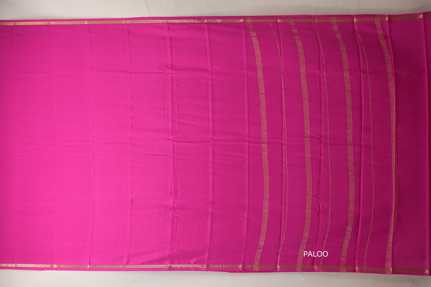 Deep Rani Pink Mysore Silk Saree PSSR018989
