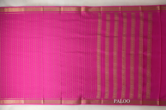 Rani Pink Mysore Silk Saree by Shreenivas Silks PSSR0110135
