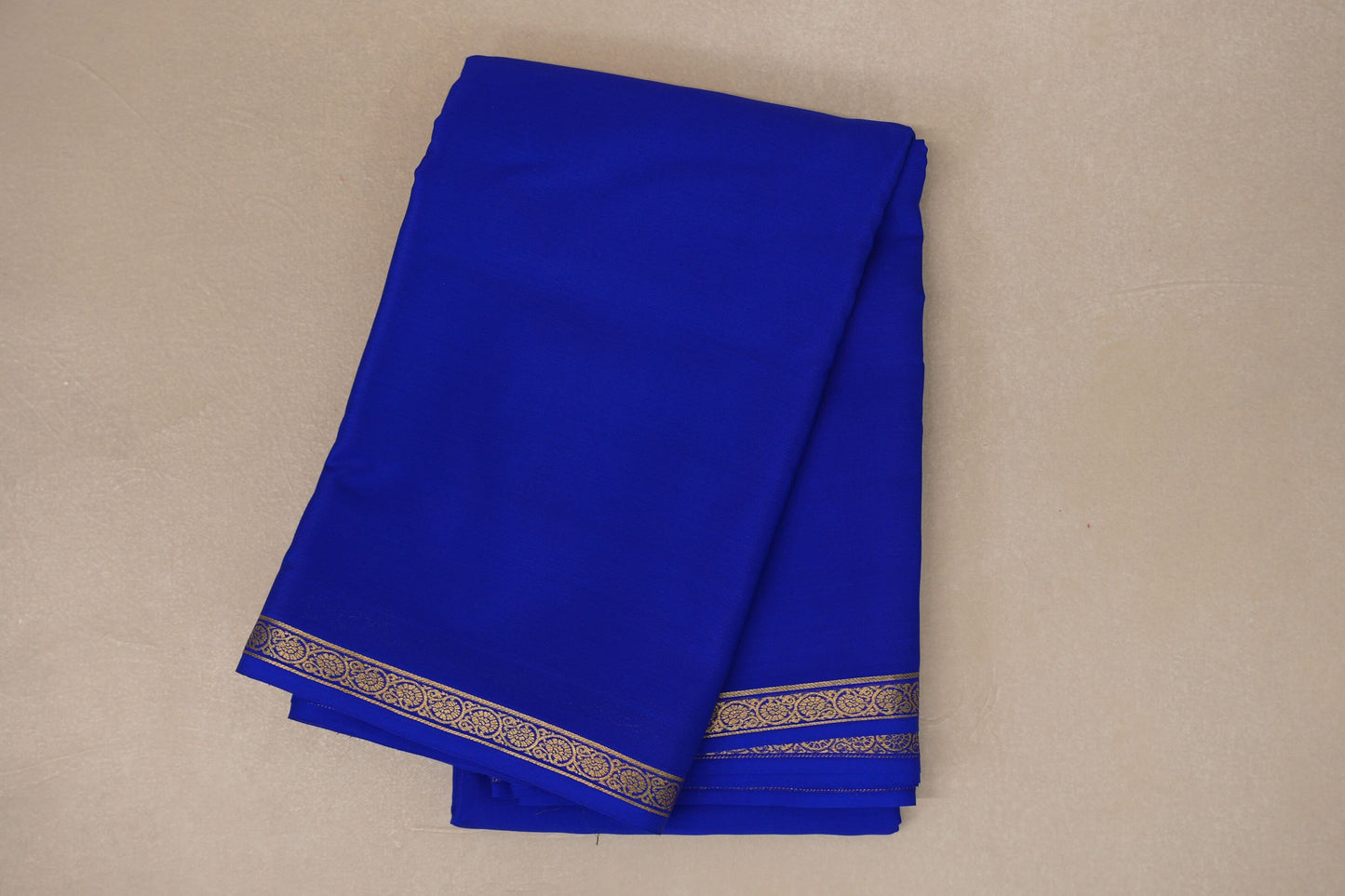 Royal Blue Mysore Silk Saree PSSR018991