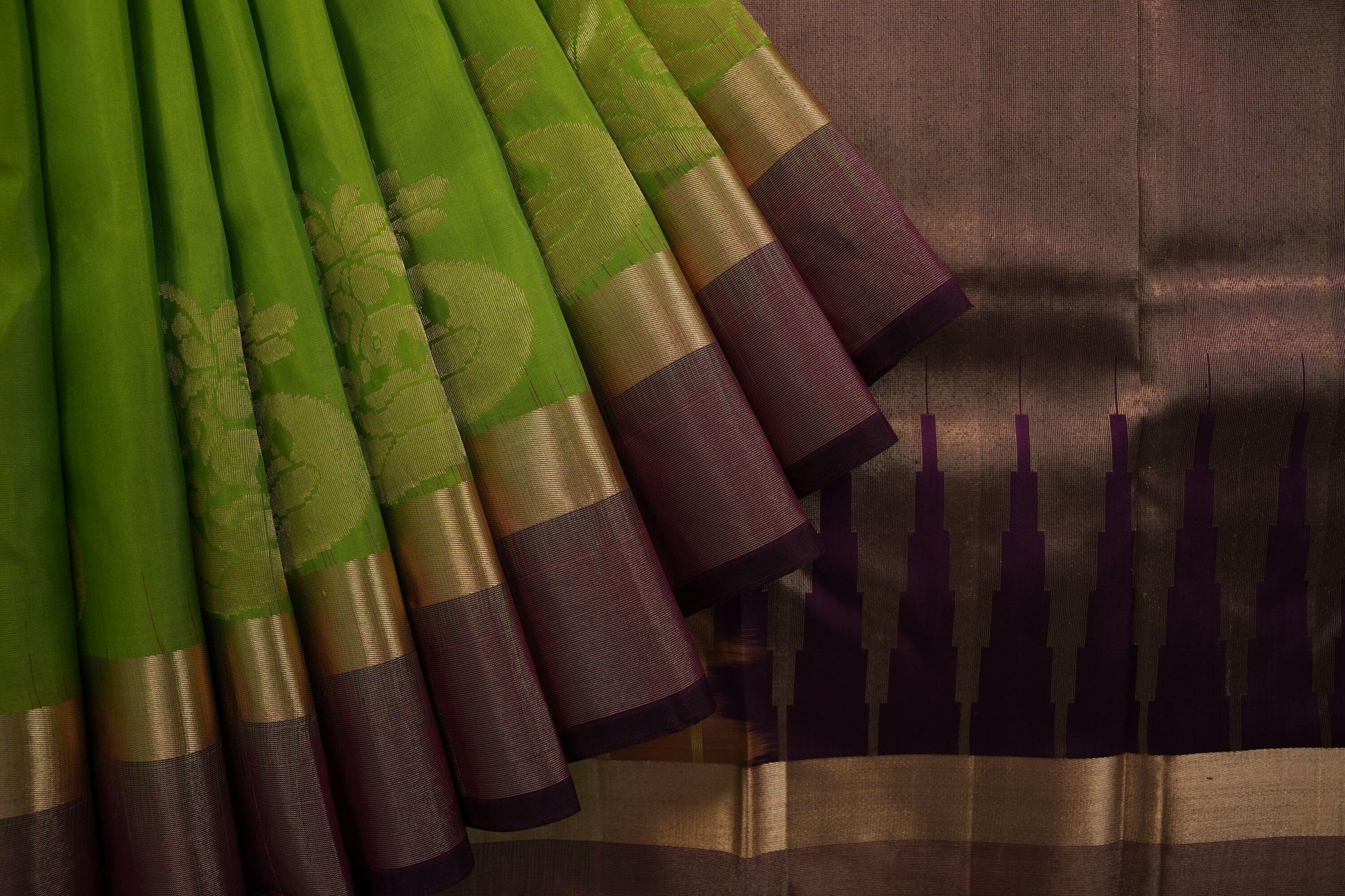 Bridal kanchipuram silk saree