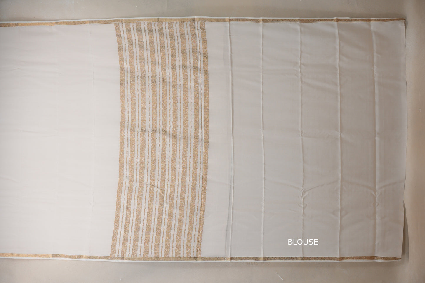 Off white Mysore Silk Saree PSSR018995