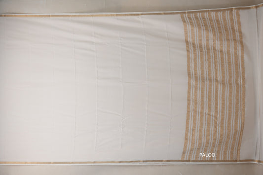 Off white Mysore Silk Saree PSSR018995