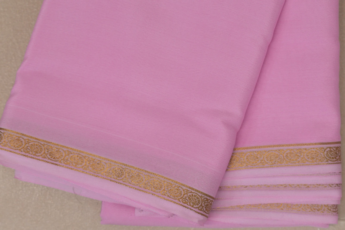 Baby Pink Mysore Silk Saree PSSR018996