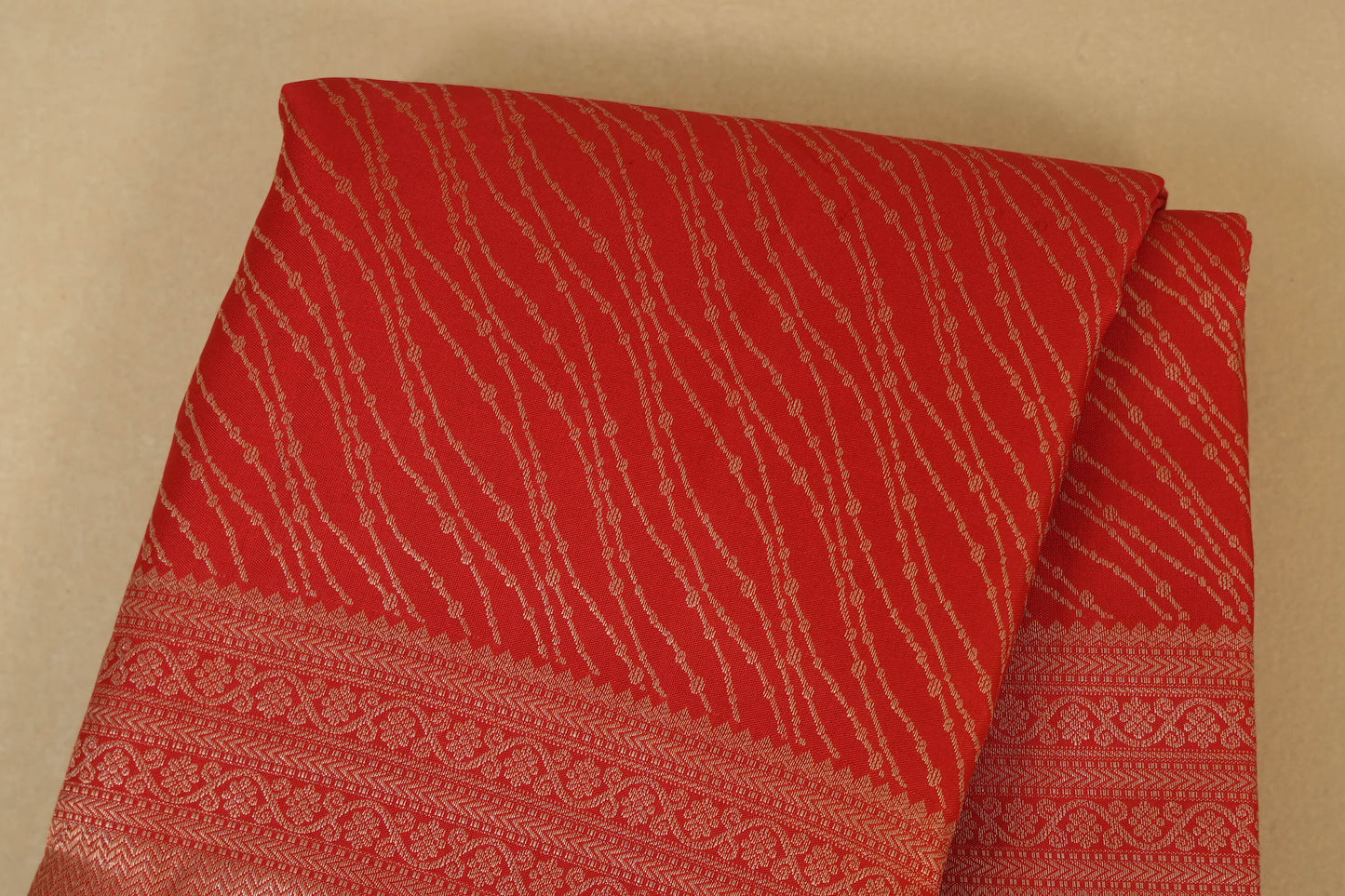 Red Vintage Kanjivaram Silk Saree by Shreenivas Silks PSSR017945