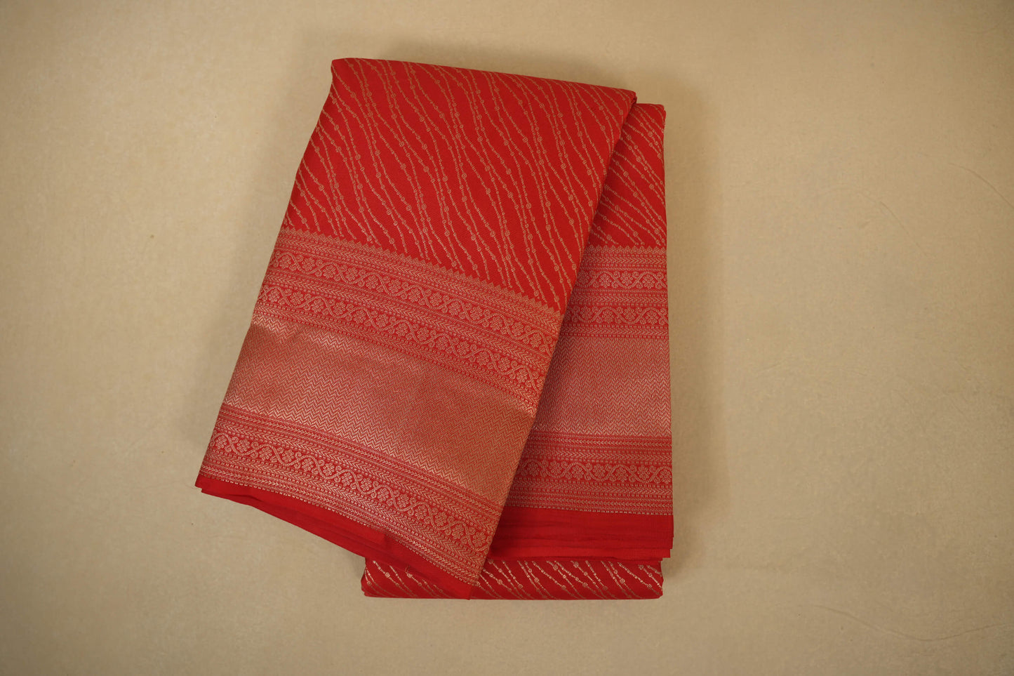 Red Vintage Kanjivaram Silk Saree by Shreenivas Silks PSSR017945