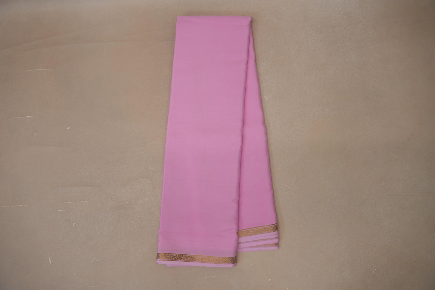 Baby Pink Mysore Silk Saree PSSR018996