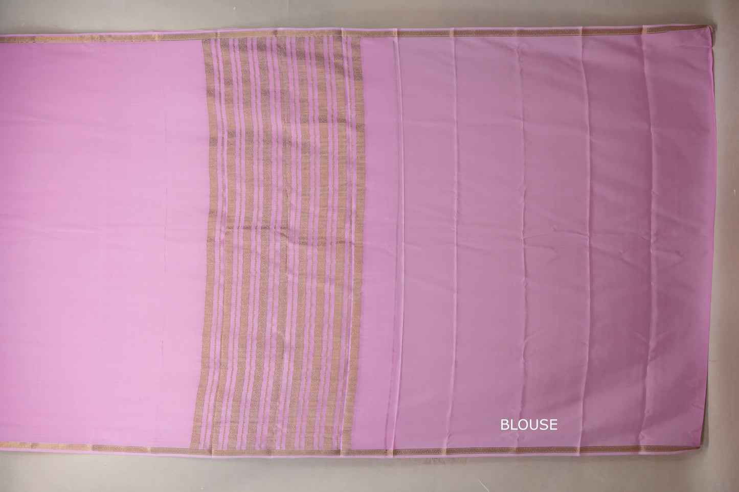 Baby Pink Mysore Silk Saree PSSR018996