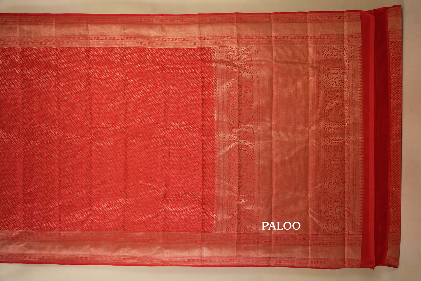 Red Vintage Kanjivaram Silk Saree by Shreenivas Silks PSSR017945