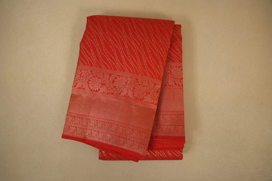 Red Vintage Kanjivaram Silk Saree by Shreenivas Silks PSSR017947