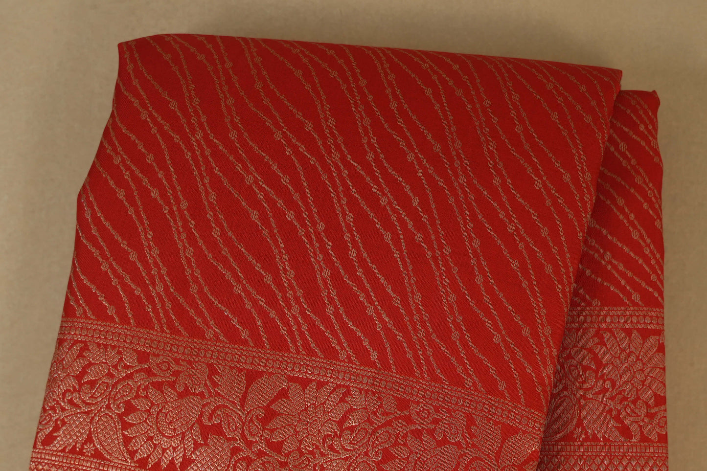 Red Vintage Kanjivaram Silk Saree by Shreenivas Silks PSSR017947