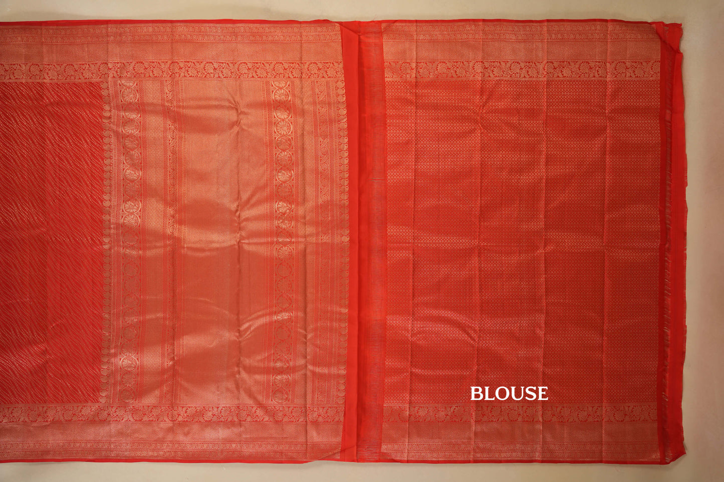Red Vintage Kanjivaram Silk Saree by Shreenivas Silks PSSR017947