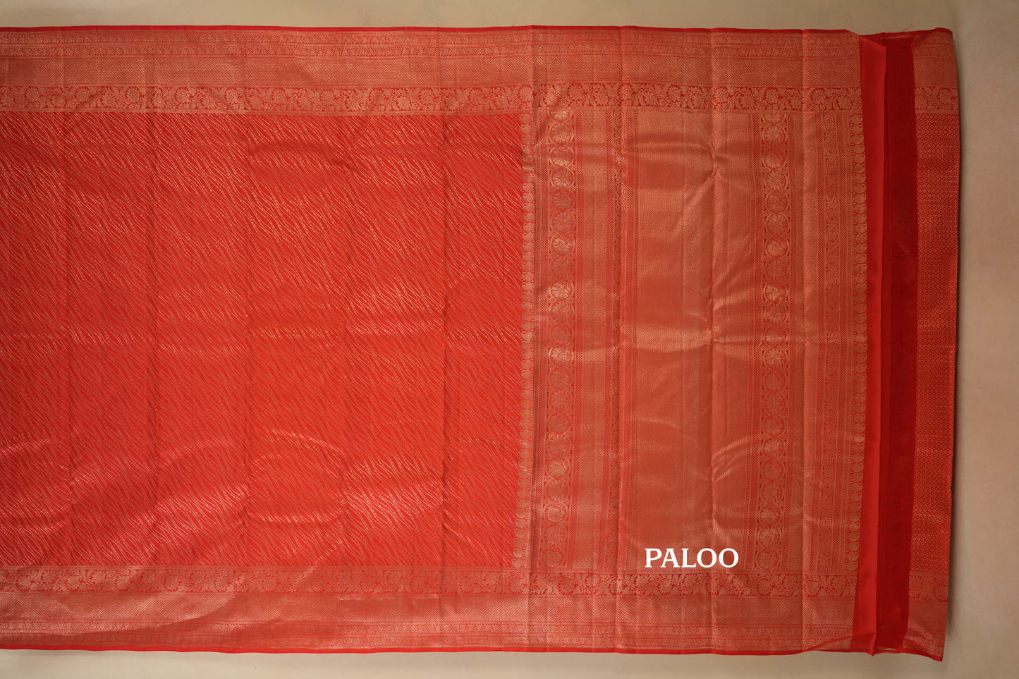 Red Vintage Kanjivaram Silk Saree by Shreenivas Silks PSSR017947