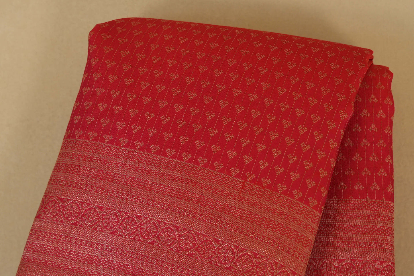Red Vintage Kanjivaram Silk Saree by Shreenivas Silks PSSR017949