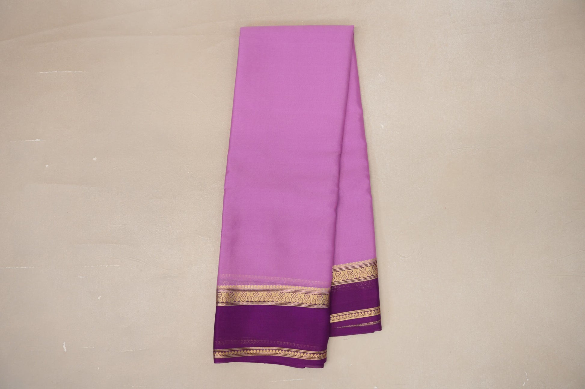 Lavender Mysore Silk Saree online