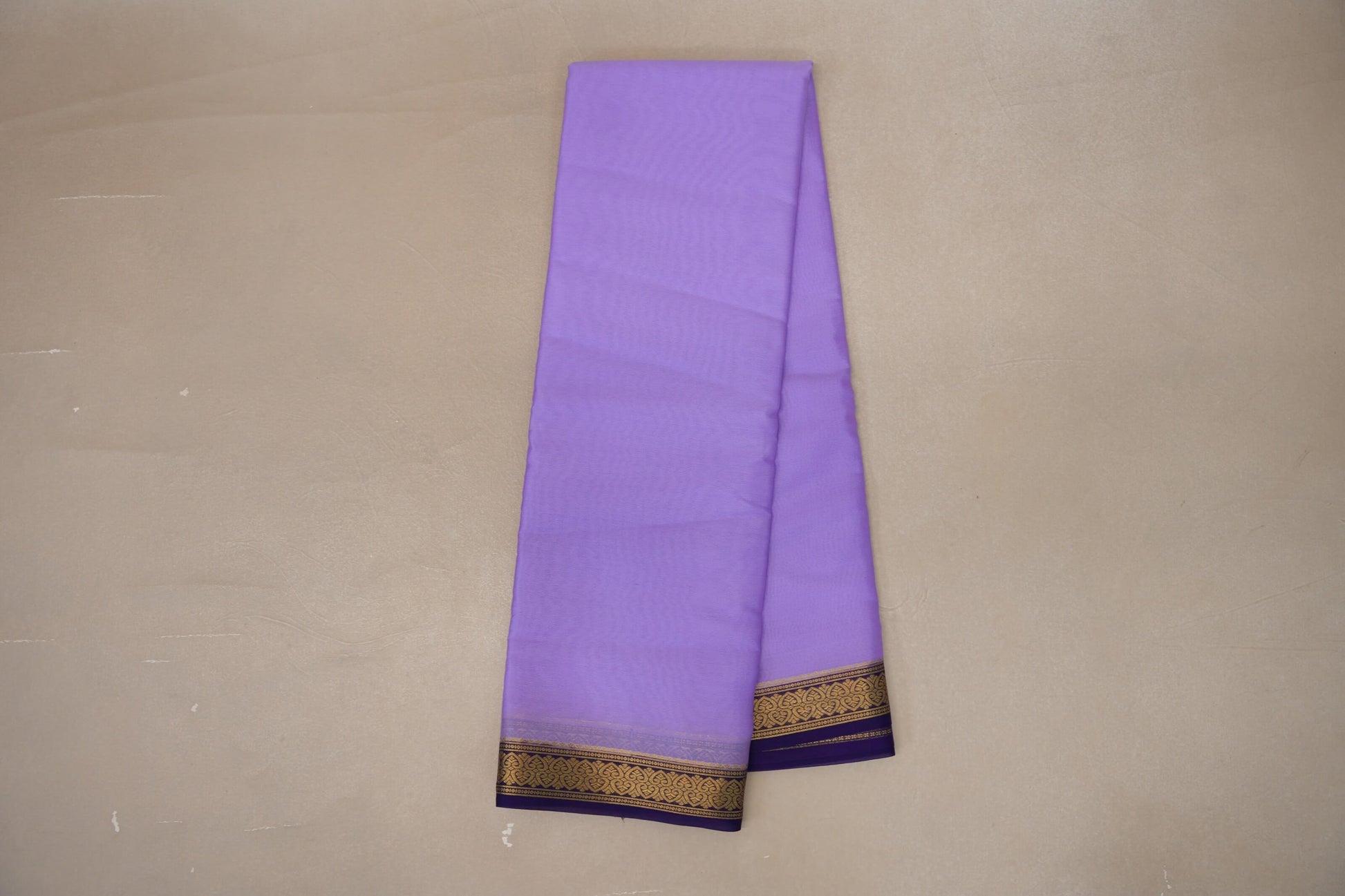 Lavender Mysore Silk Saree online