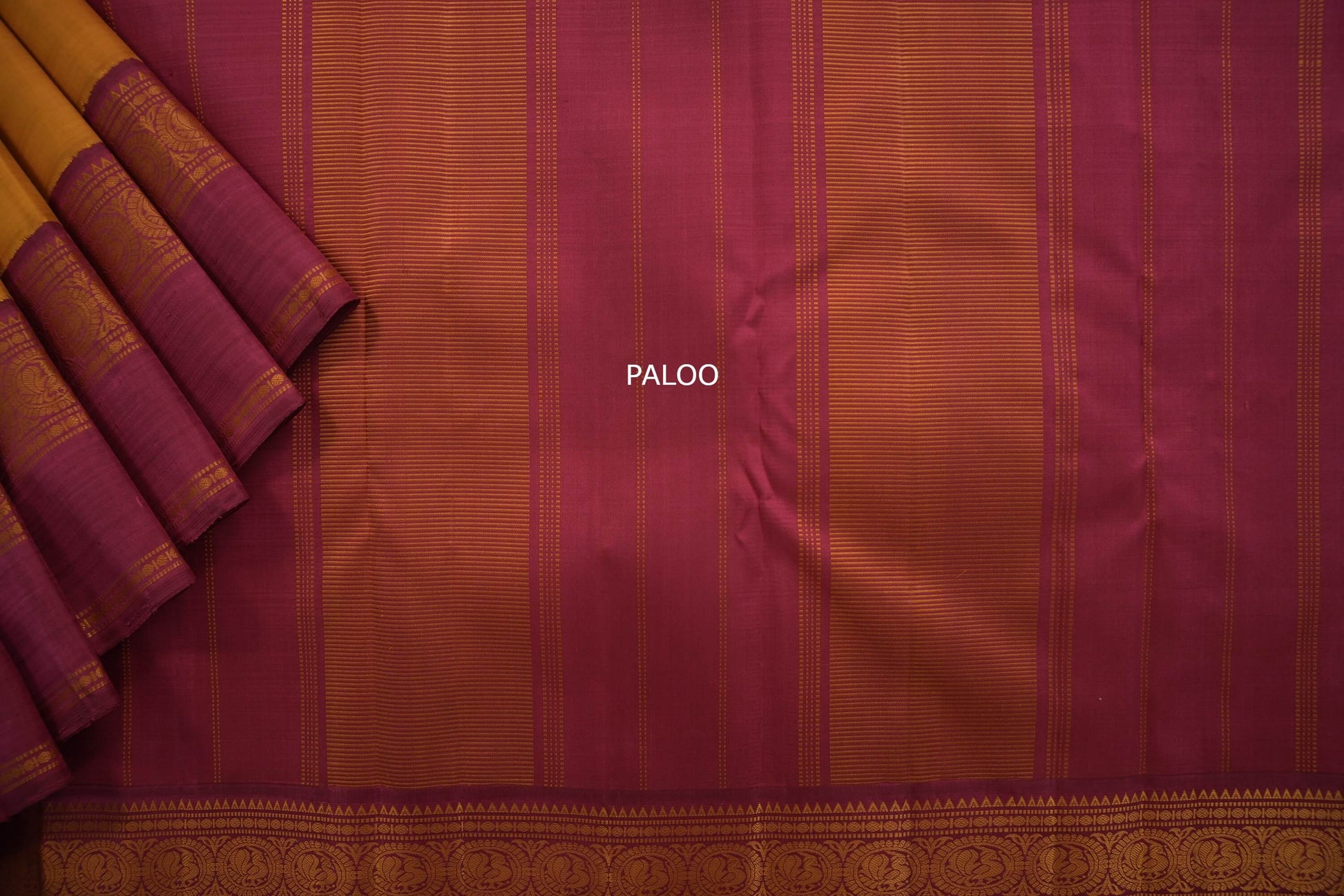 Plain kanchipuram silk saree
