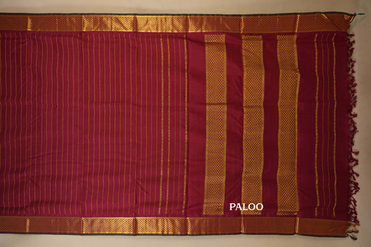 ten yards madisar silk saree paloo